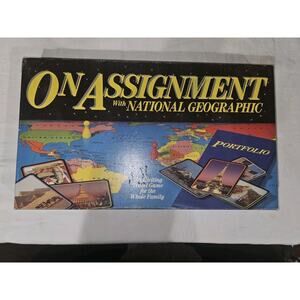 On Assignment With National Geographic Board Game. 1990 98% Complete